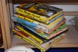 Selection of various Wild West and other television annuals