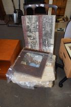 An Edwardian inlaid bedroom chair