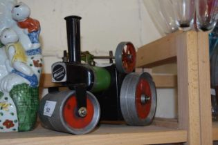 A vintage Mamod model steam roller
