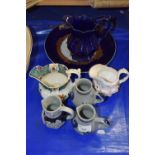 A selection of various ceramics, jugs etc