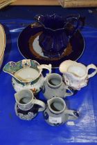 A selection of various ceramics, jugs etc