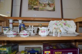 A selection of various decorative ceramics