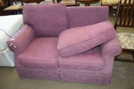 A small two seat sofa