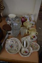 Quantity of various ceramics, glass etc
