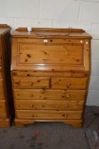 Ducal pine drop front bureau