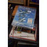 Battle of Britain 21st Anniversary souvenir book (1961) together with a wooden box and various