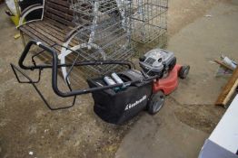 An Einhell petrol lawnmower