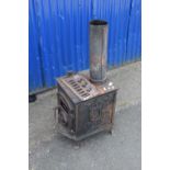 Cast iron wood burner