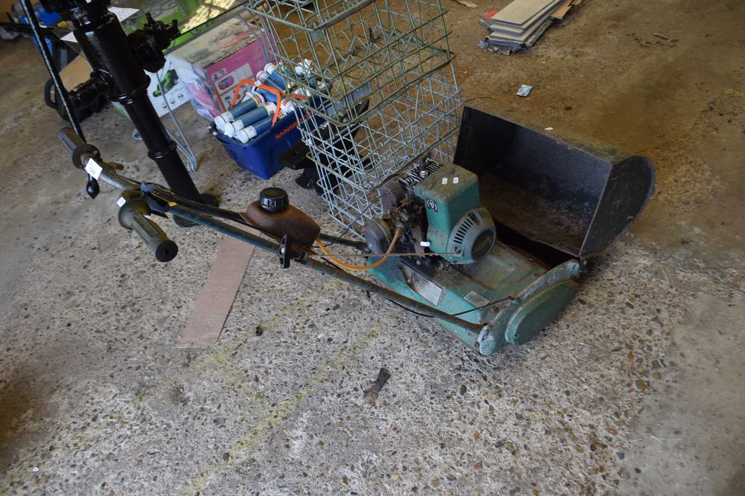 A Qualcast Suffolk Punch 43S lawnmower