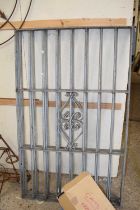 Three heavy duty galvanised railings