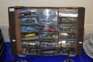 A collection of James Bond boxed model cars
