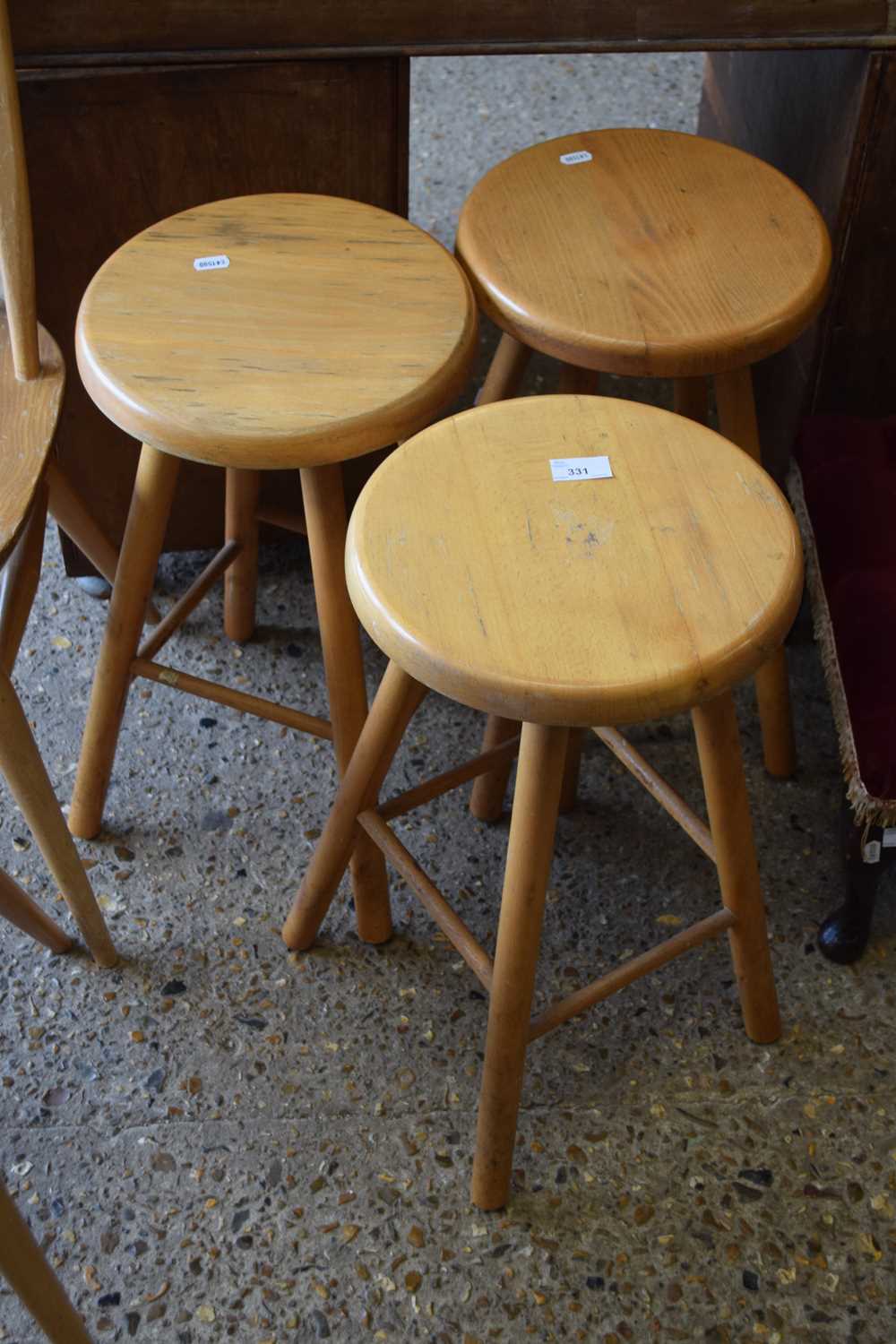 Three kitchen stools