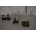 Mixed Lot: Various 19th Century and later drinking glasses