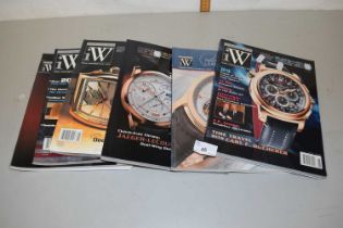 Quantity of International Watch Magazines