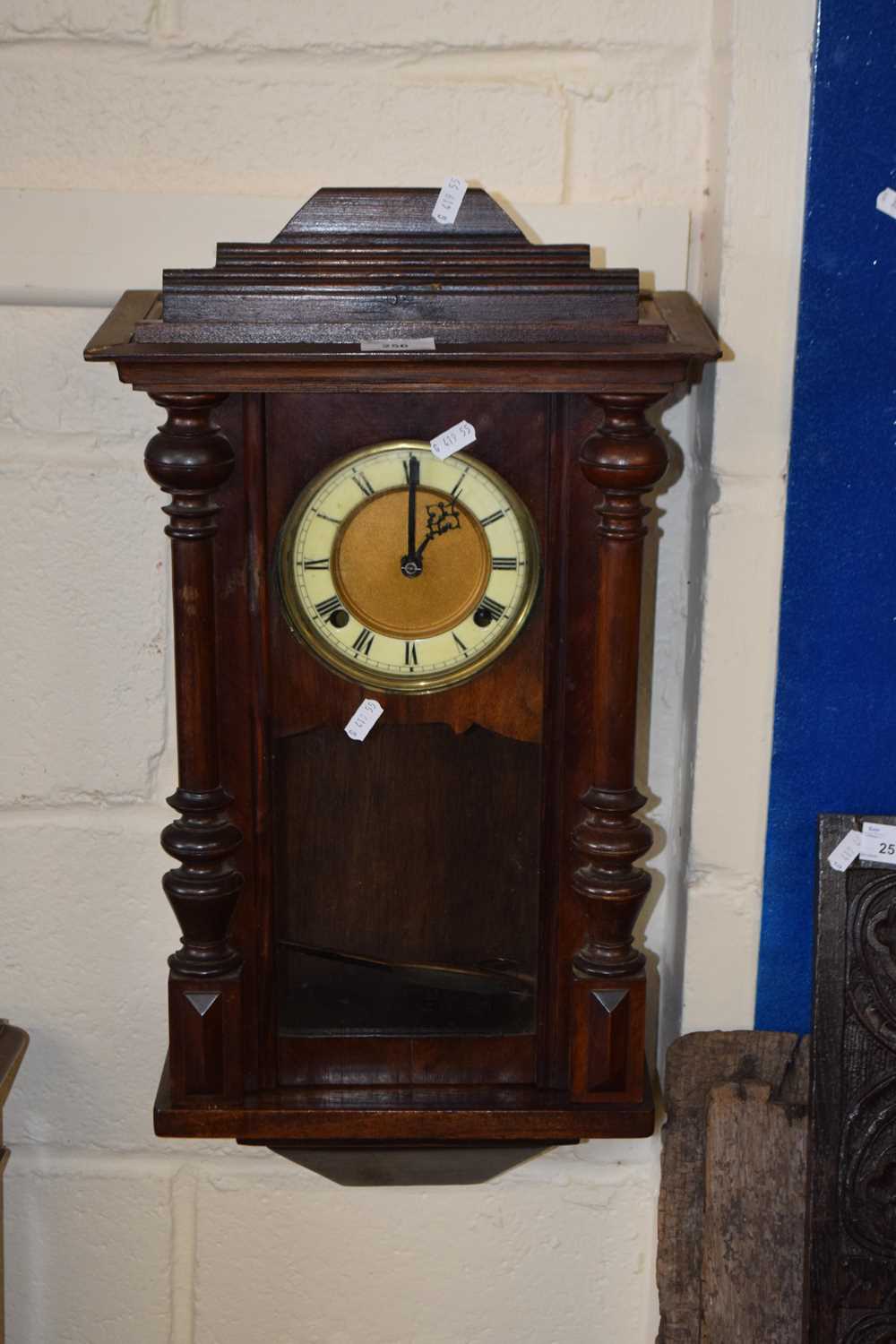 Late 19th Century Vienna type wall clock