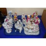 A group of various 20th Century porcelain figures