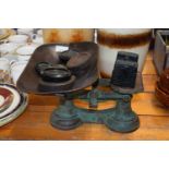 Vintage scales and weights