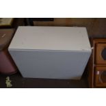 White melomine blanket box