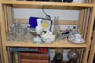 Mixed Lot: Various glass wares, Aynsley vase, assorted ornaments and other ceramic and glass ware
