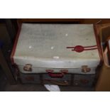 Two vintage cases containing assorted clothing, shoes etc