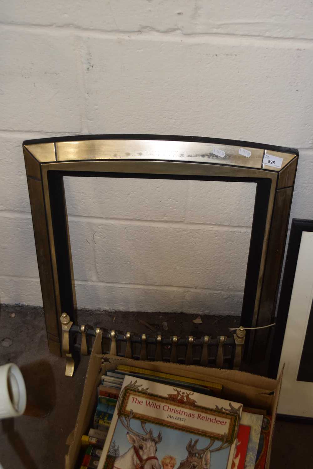 Modern fire surround and grate