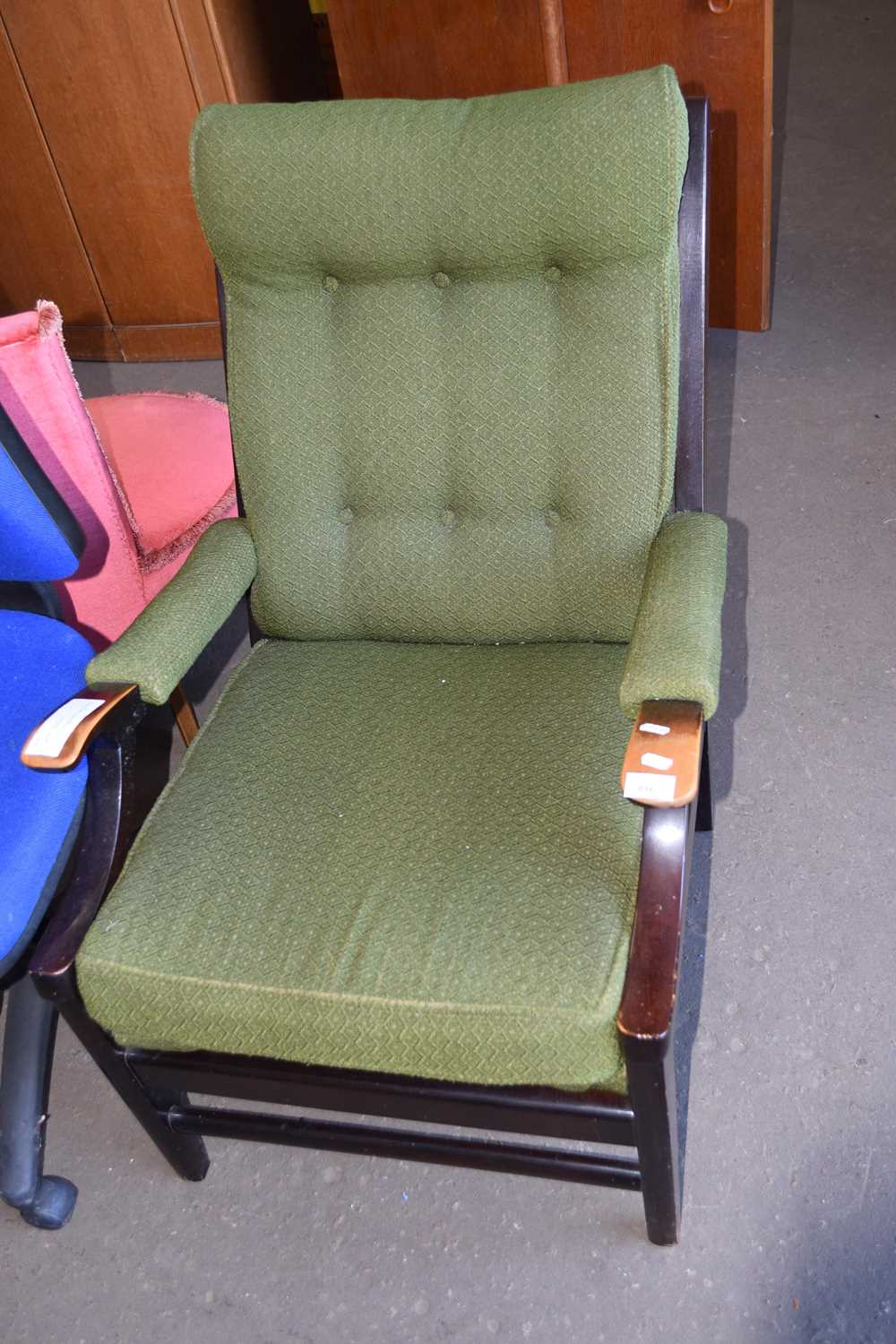 A retro armchair