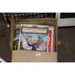 Box of various children's books to include modern Beatrix Potter