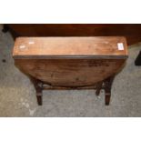 A Victorian oval Sutherland table