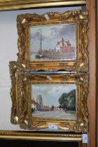 James J Allen, a group of three studies, Stokesby Ferry, Summer at Hemsby, December at Thurne