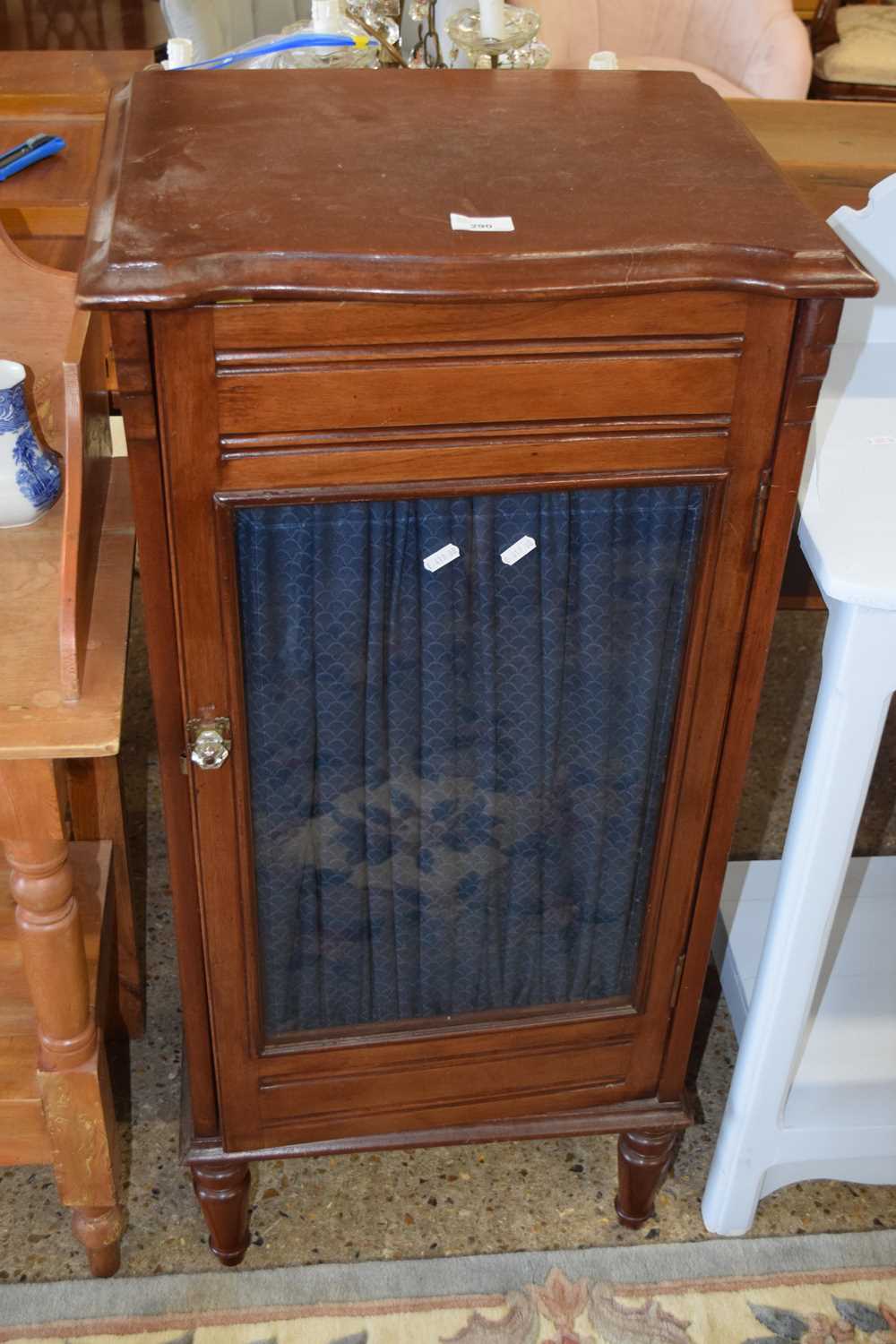 A Victorian mahogany music cabinet