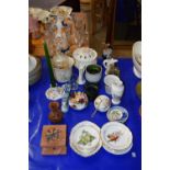 Mixed Lot: Various assorted ceramics, continental bisque figurine, various ornaments etc