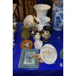 Mixed Lot: Ceramics to include a Wedgwood jardiniere, various vases etc