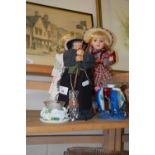 Mixed Lot: Modern dolls and other ornaments