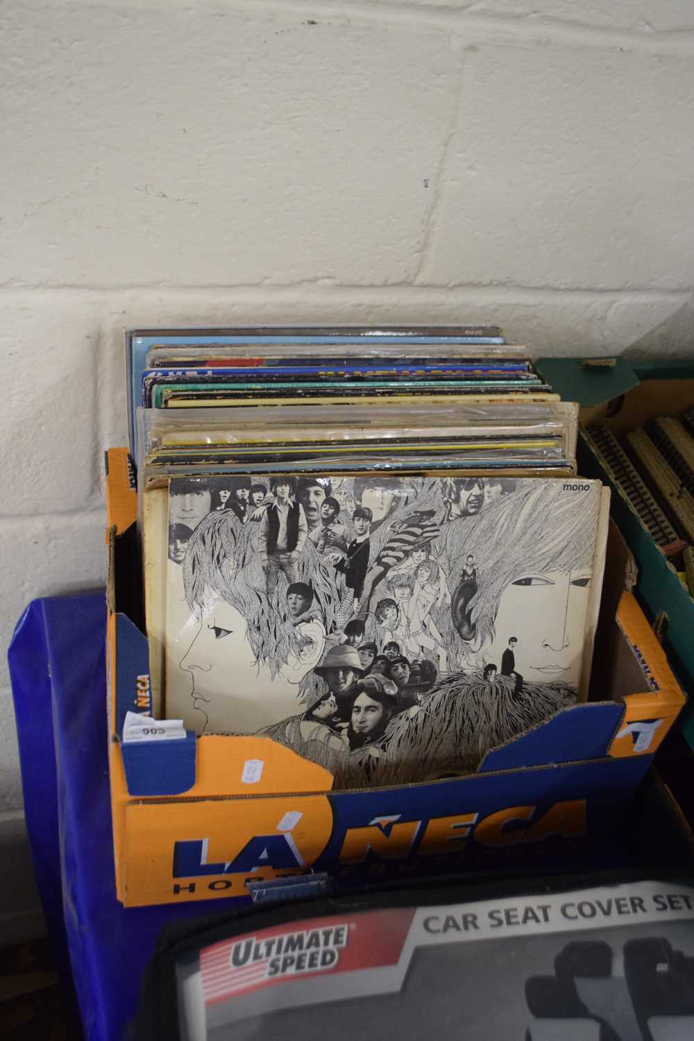 Box of various assorted LP's