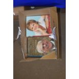 Box of books Julie Walters, Margaret Thatcher etc