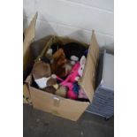 Box of soft toys