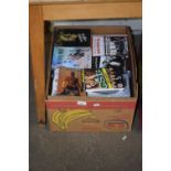 Box containing a quantity of CD's