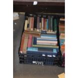 Large box containing a quantity of books, various medical books and others