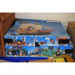 Two boxes of Playmobil equipment of antique ships, possibly incomplete
