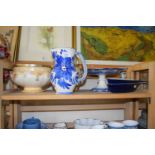 Mixed Lot: Assorted ceramics to include Carlton ware ginger jar, blue and white tazza and other