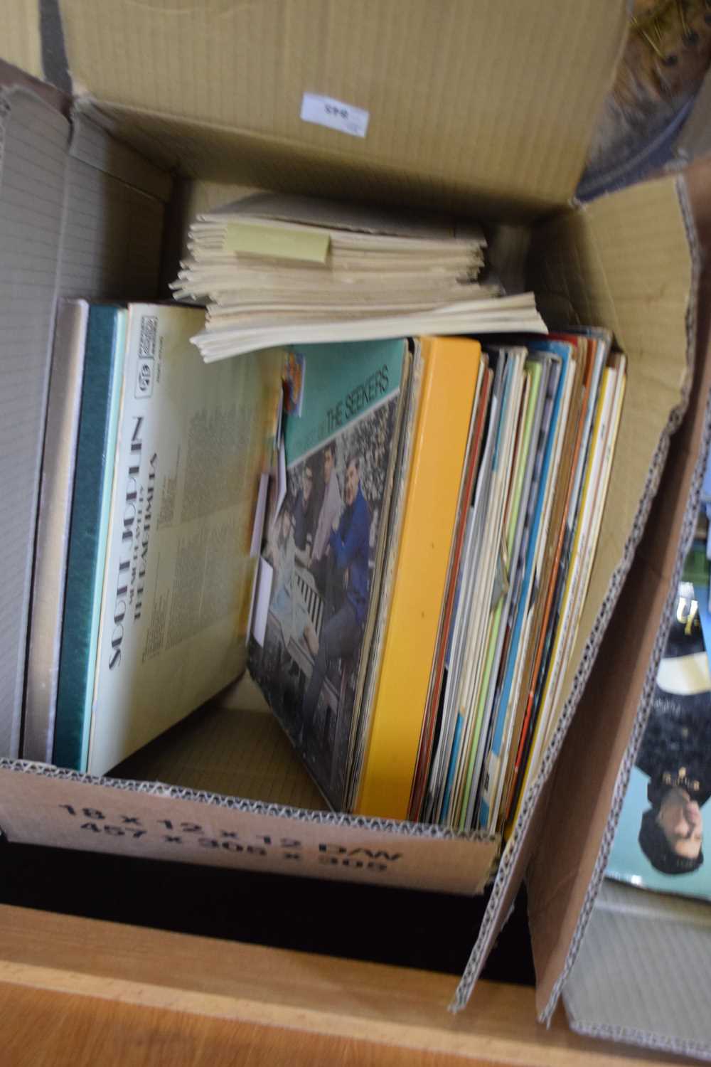 One box of various assorted LP's