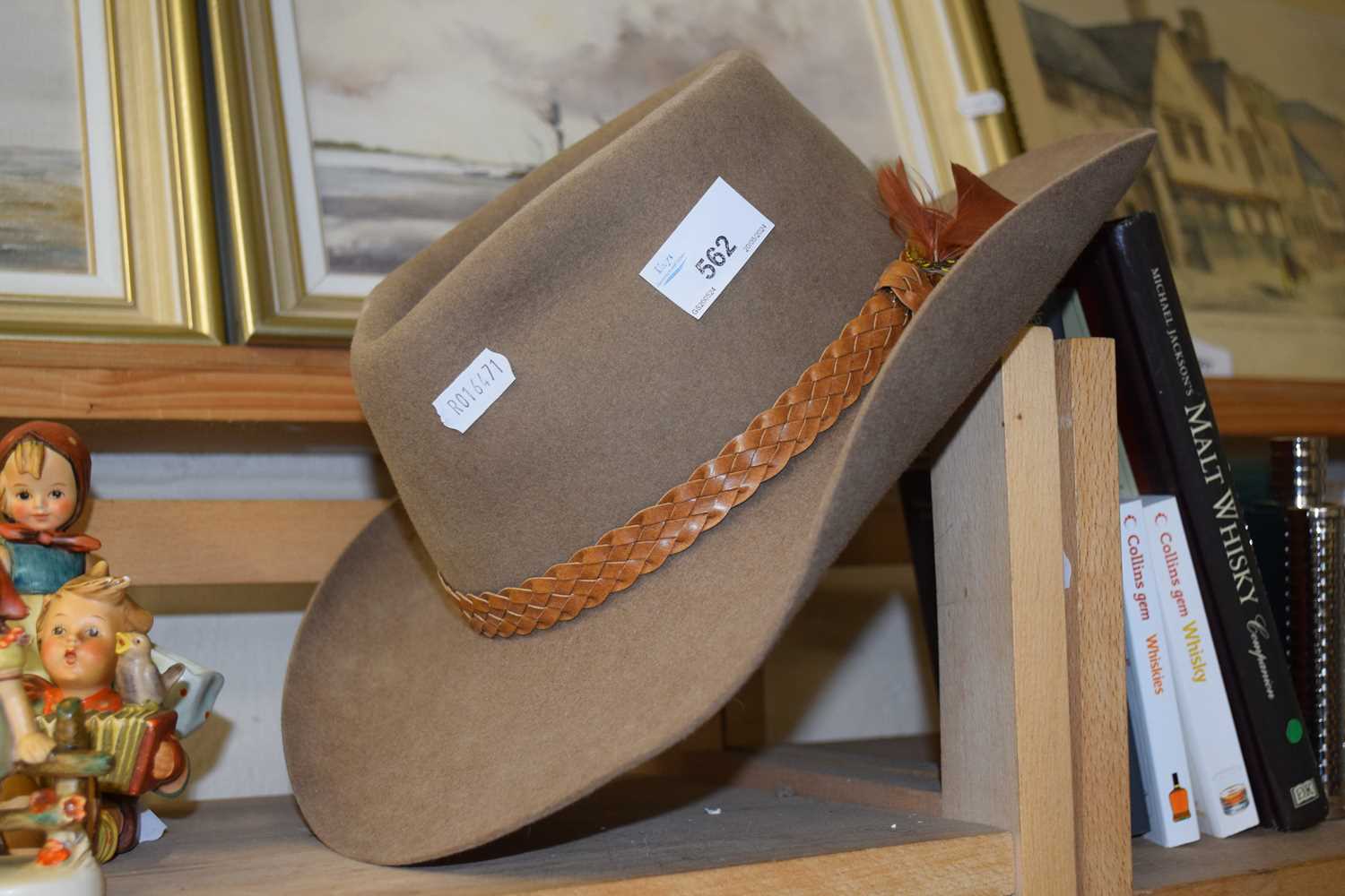 An Akubra hat, size 58