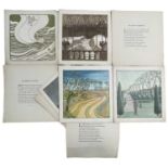 BRAUN, Thomas. L’an Poemes. [Illustrations by] Franz M. Melchers. Bruxelles, E. Lyon-Claesen,