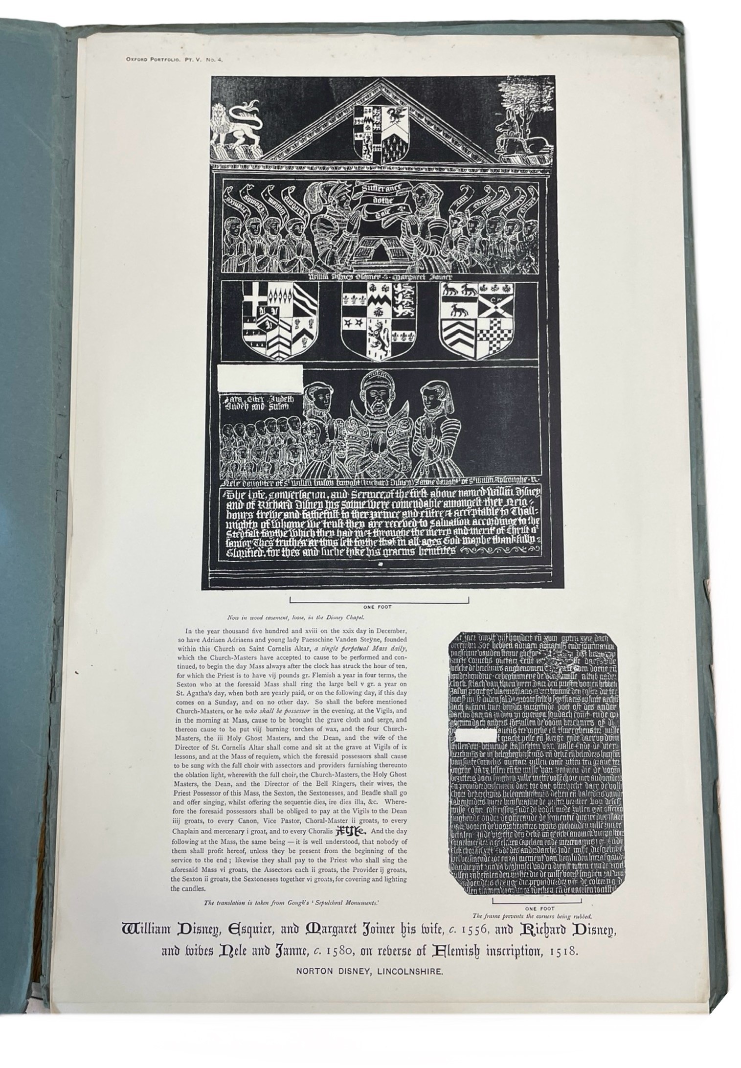 ONE BOX: The Oxford Portfolio of Monumental Brasses / Portfolio of the Monumental Brass Society - Image 14 of 20