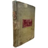 19th century [c1869-1903] Vellum Folio. Manuscript. “Circulars from Head Office” in Morocco to upper