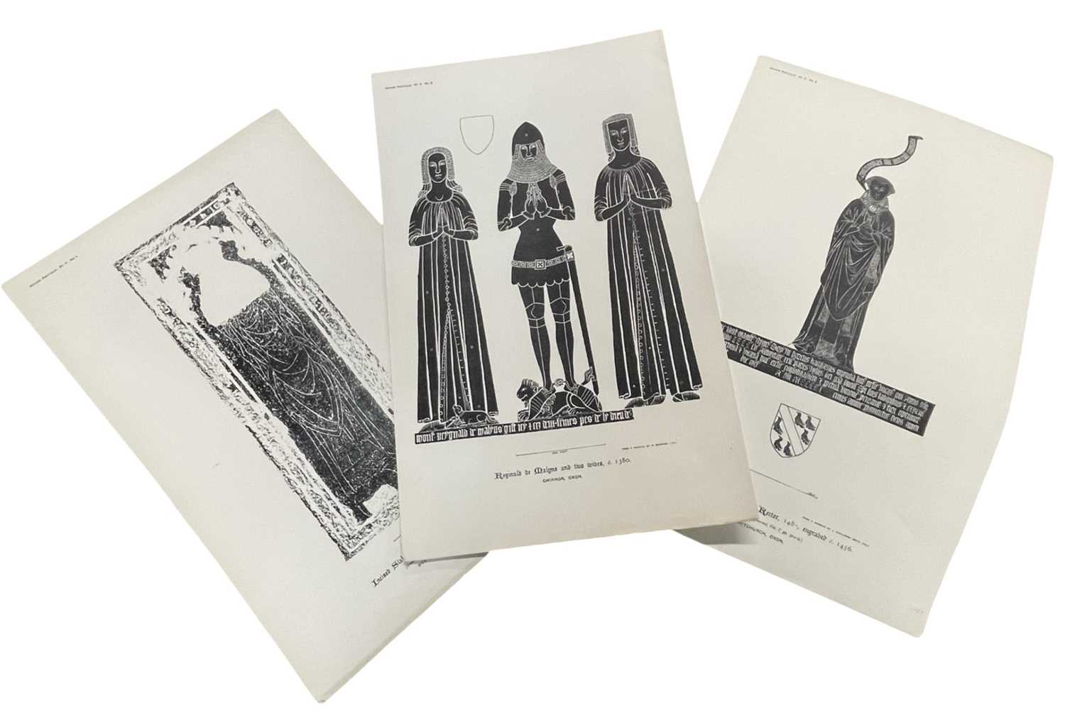 ONE BOX: The Oxford Portfolio of Monumental Brasses / Portfolio of the Monumental Brass Society - Image 6 of 20