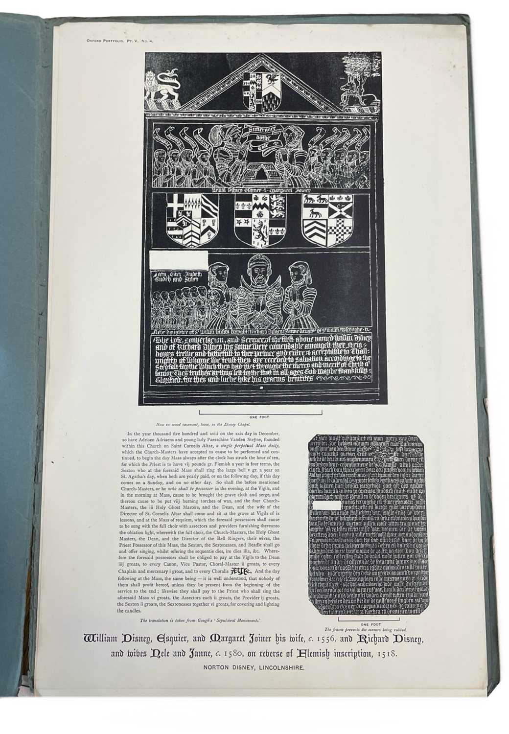 ONE BOX: The Oxford Portfolio of Monumental Brasses / Portfolio of the Monumental Brass Society - Image 5 of 20