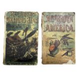 Arthur Sketchley. Mrs Brown in America. N.D c1873. In the original colour portioned wraps.Text block