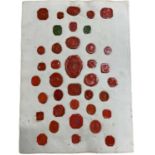 One folio size sheet with wax seals. Approx 40. Most probably 18th carney. Wax, glazed seals
