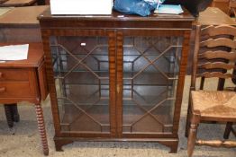 20th Century mahogany astragal glazed display cabinet